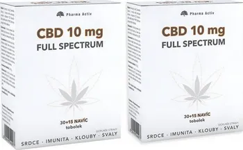 CBD Pharma Activ CBD Full Spectrum 10 mg 2x 45 tob.