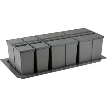 Odpadkový koš Gollinucci Odpadkový koš do zásuvky SISTEMA 9XL 1000 mm / Šedá