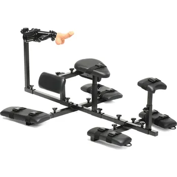 Erotický nábytek Master Series Subversion Deluxe Stockade with Sex Machine Black