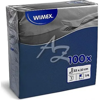 Papírový kapesník ubrousky 33x33cm/100ks 1vrstvé Modré tmavě