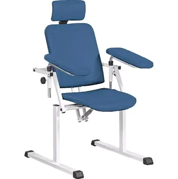 Křeslo OZC - 08 křeslo odběrové se 2 područkami, tmavě modré č. 8