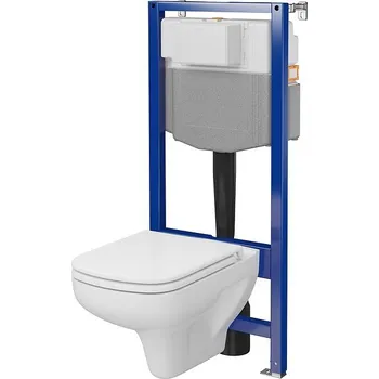 Klozet CERSANIT - Set C38 AQUA 50 MECH QF WHB COLOUR CO DUR SC EO S701-817