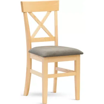 Jídelní židle Jídelní židle PINO X s čalouněným sedákem borovice Camel T21