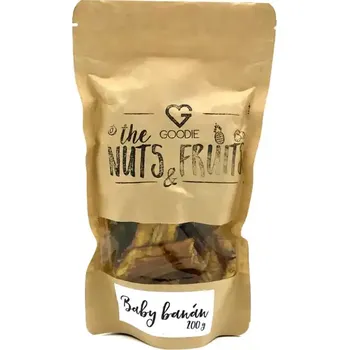 Sušené ovoce Goodie Bio baby banánky 200 g