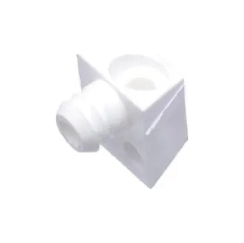 Nábytkové kování Upevňovací element bílý (Upevňovací element bílý)