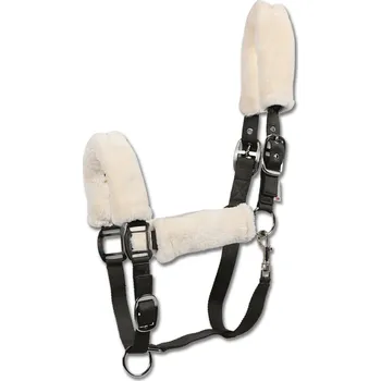 Jezdectví Ohlávka Fluffy Waldhausen Barva: sky blue, Velikost: FULL