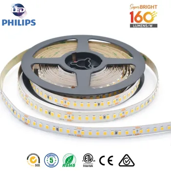 LED páska Ledshopik LED pásek PROFI 2835 PHILIPS | 160LED | 15W | 24V | IP20 | 10MM | 160lm/W | - DENNÍ BÍLÁ - 4000K