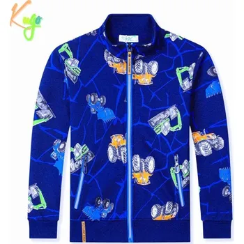 Chlapecká mikina Teplá chlapecká mikina KUGO GM8669, modrá