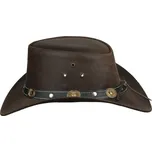 Westernový kožený klobouk Scippis dětský Barva: hnědá, Velikost: XXS