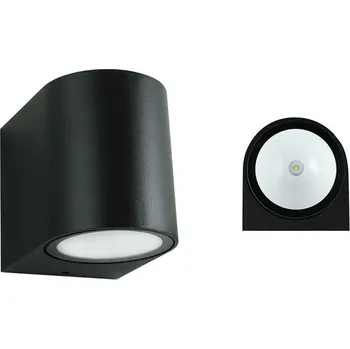 LED svítidlo Revos R, 3W, 4000K, IP65, černá barva MCLED ML-518.006.19.0