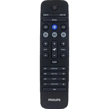 PHILIPS HTL5140B, HTL5140B/12, HTL1190B, HTL6145C + ovládání TV (mini TV) - dálkový ovladač duplikát