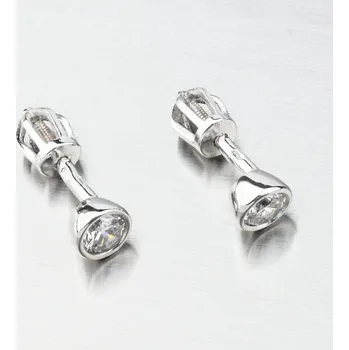 Náušnice Dámské náušnice bílé zlato 585 zirkon 52GZ-8053-B