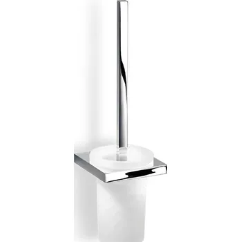 WC štětka Decor Walther, Wc štětka Contract nástěnná s akrylovou nádobkou chromová - Formadore
