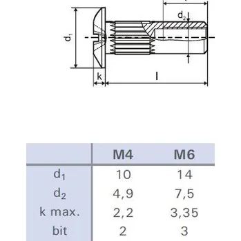 Nábytkové kování Spojovací kování matka M6x30mm nikl (Spojovací kování matka M6x30mm nikl)