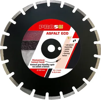Řezný kotouč Kotouč řezný diamantový PRO5 - Asfalt ECO 350 mm