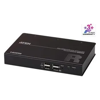 KVM přepínač ATEN Zařízení pro ovládání HDMI KVM, over IP, rack, USB, RS-232 - přijímací jednotka