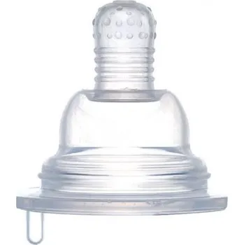 Savička Baby Farlin Dudlík silikonový strečový standart křížek pro děti od 0 měsíců