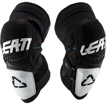 Chránič nohou Kolenní chrániče LEATT Knee Guard 3DF Hybrid bílá/černá new / pár (Chrániče kolen určené na kolo - enduro mtb, freeride, allmountain, downhill a bmx)