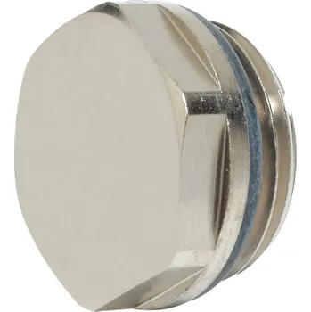 Instalatérský materiál Giacomini R92 Zátka radiátorová s těsněním, chrom