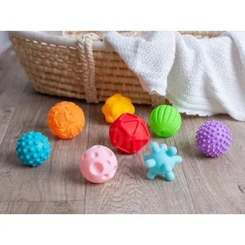 HUANGER Sada senzorických míčků 8 ks