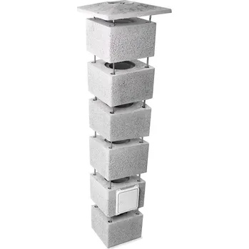 Komín Skorsten Single Modul 90° DN 160 / výška 5 m