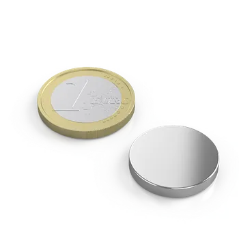 Dekorativní magnet Neodymový magnet kotouč Ø&nbsp;20&nbsp;mm, v.&nbsp;3&nbsp;mm, síla 4,3&nbsp;kg