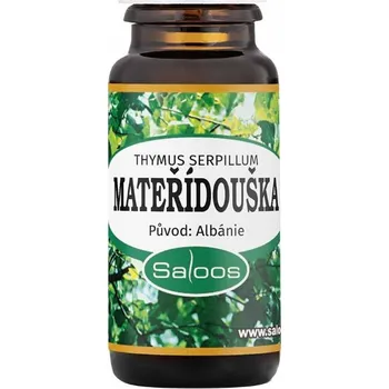 Vonný olej Saloos ESENCIÁLNÍ OLEJ MATEŘÍDOUŠKA Obsah: 50ml