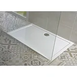 Sprchová vanička, obdélníková, litý mramor Padana Bílá H2119340000001