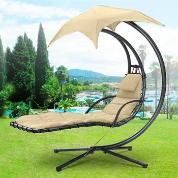 Zahradní lehátko Relaxační lehátko - houpačka Avenberg COLOMBO - BÉŽOVÁ