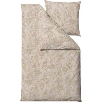 Povlečení Södahl, Povlečení Foliage s povlakem na polštář 80 x 80 cm 155 x 220 cm terakota - Formadore