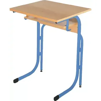 Zahradní lavice JANA 1 lavice 1-místná, pevná, velikost 2 RAL 5015 - modrá