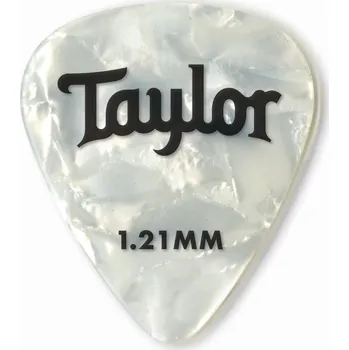 Příslušenství pro strunný nástroj Taylor Celluloid Picks 1.21 White Pearl + prodloužená záruka 3 roky