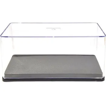 Dárková krabička Triple 9 - průhledná krabička na model s podstavcem, 14 x 6,5 x 5,5 cm