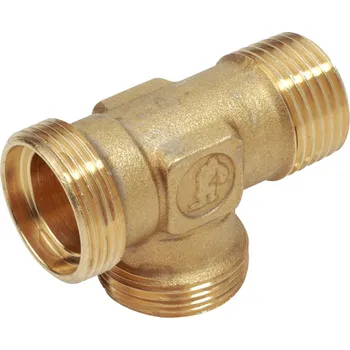 Fitinka Giacomini R570R T-kus pro 2x Cu nebo UH a 1x Fe (vnější závit), bez adaptérů