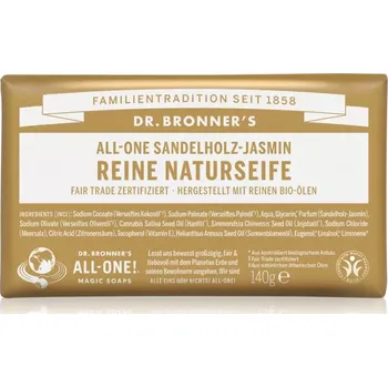Mýdlo Dr. Bronner´s tuhé mýdlo s vůní jasmínu a santalového dřeva 140 g