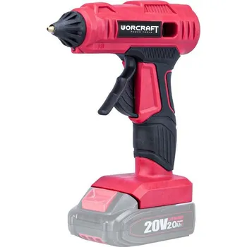 Tavná pistole Worcraft CLG-S20Li, ShareSYS, akumulátorová tavná lepicí pistole, 20V bez akumulátoru 114847