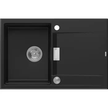 Granitový dřez Quadron Owen dřez graniteq 76x50 cm černá HQO7650U7_BS