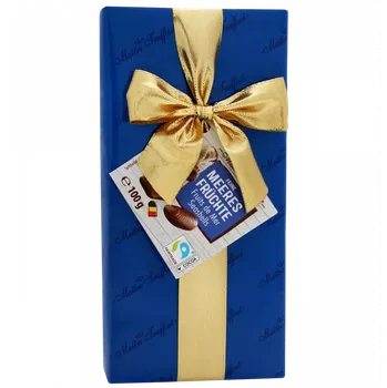 Bonboniéra Maitre Truffout Belgické pralinky srdíčka 100g Modré pralinky