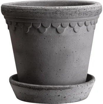Květináč Bergs Potter, Malý květináč Københavner s podstavcem 10 cm šedý - Formadore