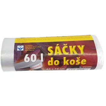 Termobox Sáček KOŠ 60 transp. 63x74 - HDPE (Role: 50 ks)