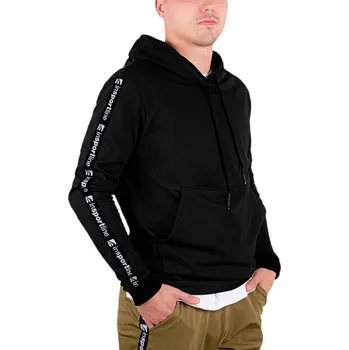 Pánská mikina Insportline Pánská mikina inSPORTline Straphoodie Barva khaki, Velikost XL