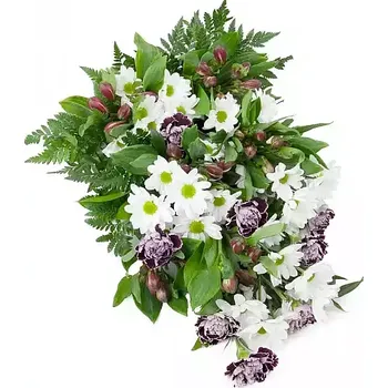 Smuteční dekorace Smuteční kytice Karafiát