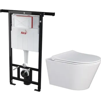 WC sada Předstěnový instalační systém bez tlačítka + WC MYJOYS MY1 + SEDÁTKO AM102/1120 X MY1