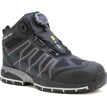 Pracovní obuv MONITOR SWEDEN Charged BOA® S3 černá pánská pracovní obuv s membránou Monitex 41