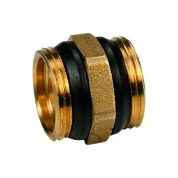 Fitinka Giacomini R189D Dvojvsuvka, mosaz, včetně těsnění