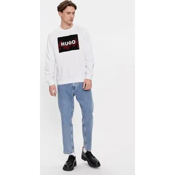 Pánská móda Hugo Mikina Duragol 50506990 Bílá Regular Fit XL