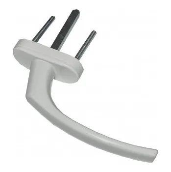 Okenní klika DAB Trade Klika okenní hliníková MISTRAL, oválná, trn 7/60 mm, bílá