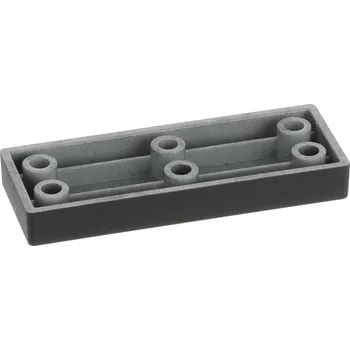 Nábytkové kování Poliplast Plastová nožka 10 mm 80x30 / Černá 10 mm