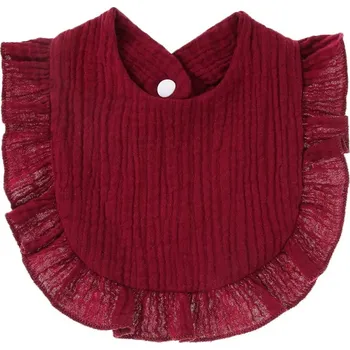 Bryndák Mušelínový bryndák s volánkem bordo