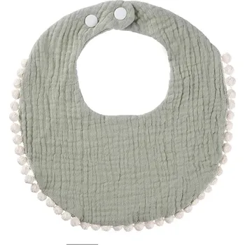 Bryndák Mušelínový bryndák s krajkou / zelená